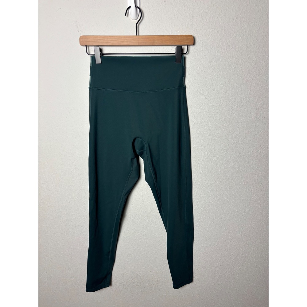 Buffbunny Collection Meta Leggings Avo Green High Waist Mesh V-Back Large